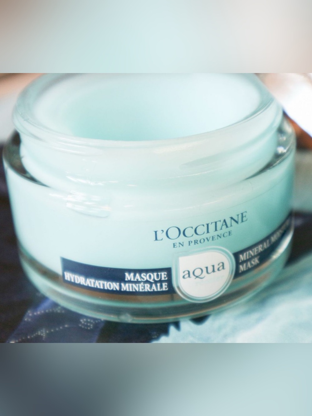 L'OCCITANE Aqua Réotier Mineral Moisture Mask 2.7 oz / 75 ml - Picture 4 of 6